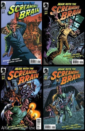 Item #91557 MAN WITH THE SCREAMING BRAIN. Bruce Campbell, David Goodman, Rick Remender, Hilary Barta