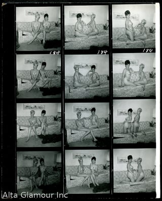 Item #91896 NUDE WOMEN ON COUCH -- PROOF SHEET