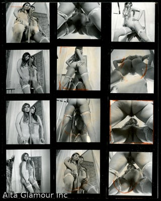Item #91936 NUDE MODEL POSES WITH MIRROR -- PROOF SHEET
