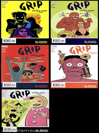Item #91951 GRIP: The Strange World of Men. Gilbert Hernandez
