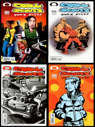 Item #92216 GRRL SCOUTS: Work Sucks. Jim Mahfood
