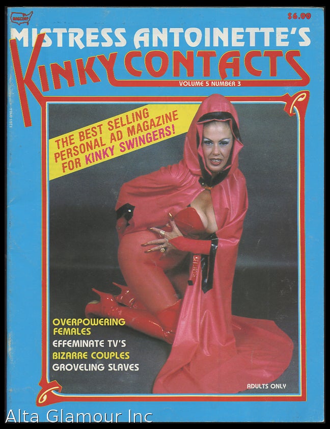 Item #92590 KINKY CONTACTS; [Mistress Antoinette's Kinky Contacts]