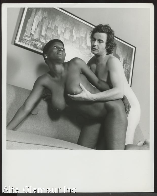 Item #93939 ORIGINAL PHOTO - Interracial Sex Scene - White On Black