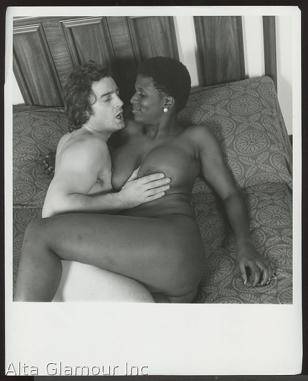 Item #93943 ORIGINAL PHOTO - Interracial Sex Scene - White On Black