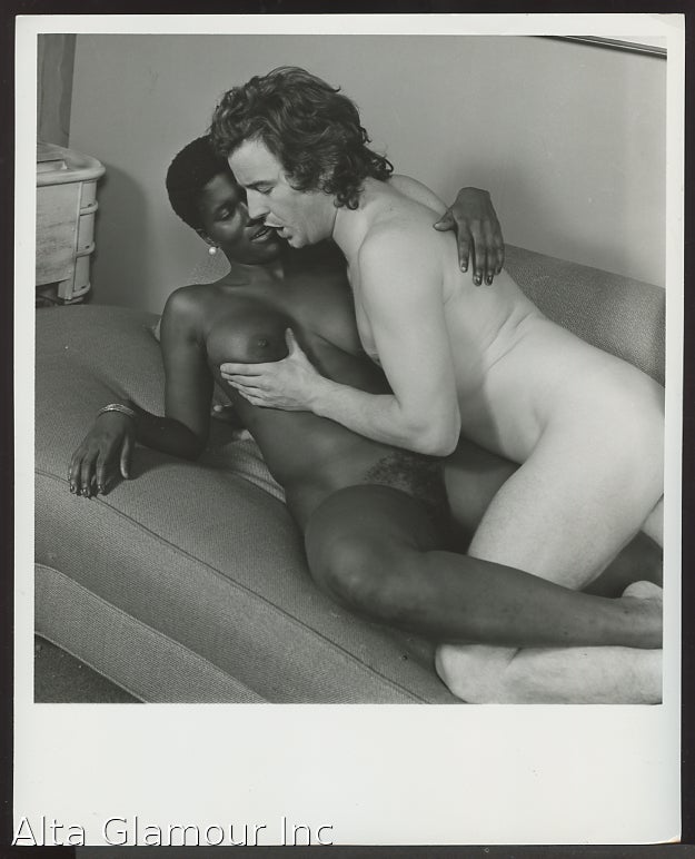 Item #93955 ORIGINAL PHOTO - Interracial Sex Scene - White On Black