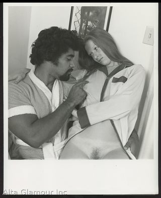Item #94115 ORIGINAL PHOTO - Interracial Sex Scene - Black On White