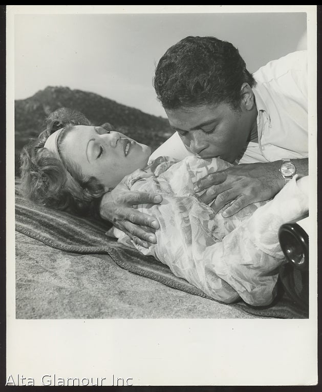 Item #94156 ORIGINAL PHOTO - Interracial Sex Scene - Sharon E. Lockard And James E. Sessoms