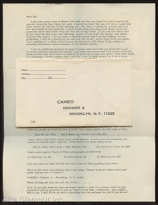 Item #94623 CAMEO - Prospectus for bondage movies and photos