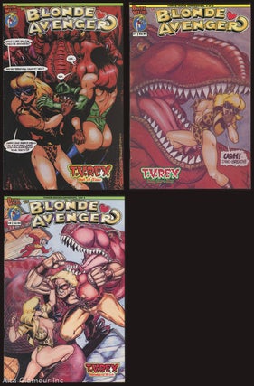 Item #94696 BLONDE AVENGER: T.V. Rex. Cindy Johns, Dave R., PM Butler, publisher, writer, artist