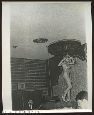 Item #95468 PHOTO - Bonnie Parker Topless Dancer Doing Her Bonnie & Clyde Act At The Condor Club