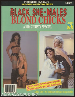 Item #95720 BLACK SHE-MALES - BLONDE CHICKS