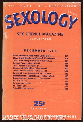 Item #96209 SEXOLOGY; Sex Science Illustrated