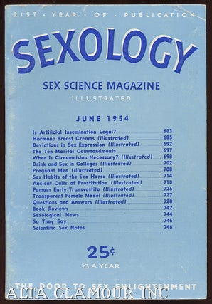 Item #96215 SEXOLOGY; Sex Science Illustrated