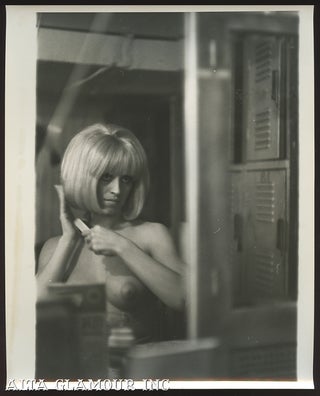 Item #96284 PHOTO - Bonnie Parker Topless Dancer - Dressing Room Shot
