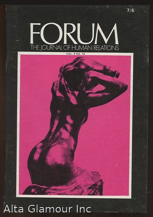 Item #96949 FORUM; The International Journal of Human Relations. Bob Guccione, publisher