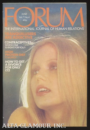 Item #97133 FORUM; The International Journal of Human Relations. Bob Guccione, publisher