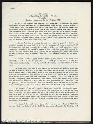 Item #97844 OBEDIENCE: A SPANKING CAVALCADE OF AMERICA; Episode 1 - Boston, Massachusetts Bay...