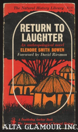 Item #99851 RETURN TO LAUGHTER. Elenore Smith Bowen
